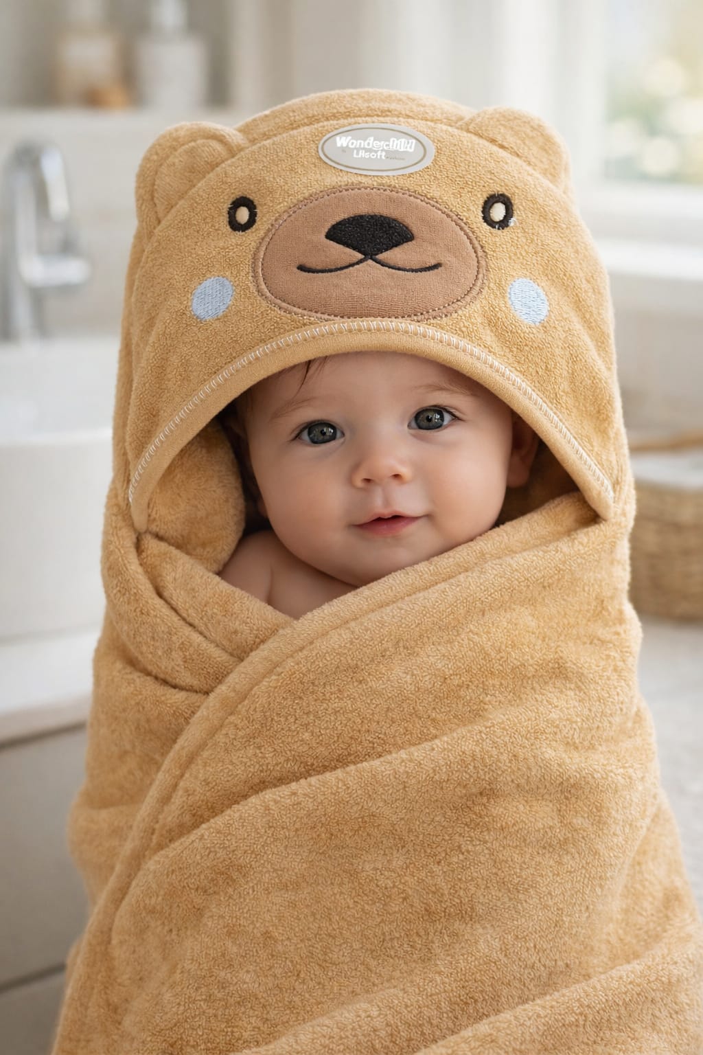 Baby hooded towel